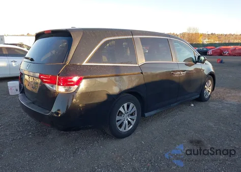 2016 Honda Odyssey Ex-L из США, поврежденный, VIN 5FNRL5H63GB054764